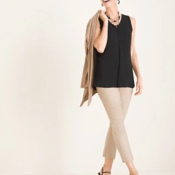 Chico’s Drape-Front Tank Size 3|XL - Picture 2 of 6